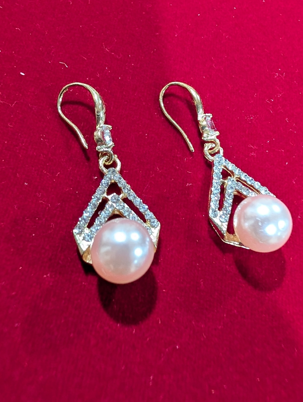 925 Sterling Silver Art Deco Dangling Earrings